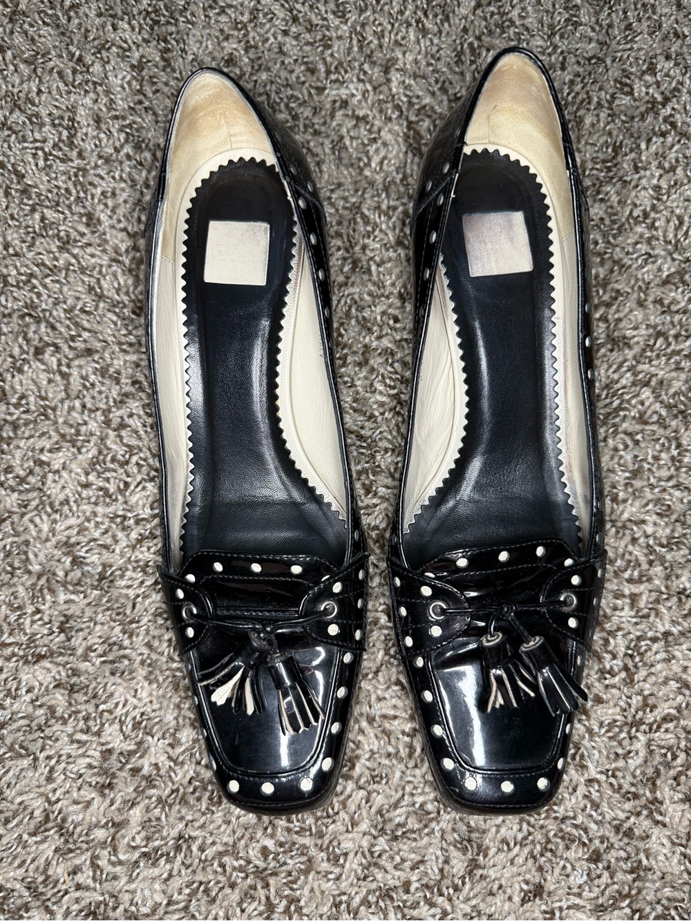Vintage 2004 Coach Jude Patent Leather Kitten Heels Size 8.5B